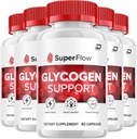 Super Flow kapsler - SuperFlow Advanced Supplement, Alle naturlige Formel til at opretholde sunde niveauer, Maksimal styrke Daglig Formel, Super Flow Kapsler Anmeldelser (5 Pack - 300 Kapsler)