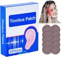 Tinnitus Relief for Ringøre, 120PCS Tinnitus Patches, Effektivt Relieves Høretab 3BOX
