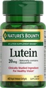 Naturens Bounty Lutein Pills, Eye Health Kosttilskud og vitaminer, Support Vision Health, 20 mg, 40 Softgels