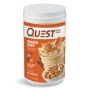 Quest Nutrition Cinnamon Crunch Protein Powder, 20g Protein, 2g Net Carb, 1g Sugar, Low Carb, Gluten Free, 1.6 Pund, 24 Servere