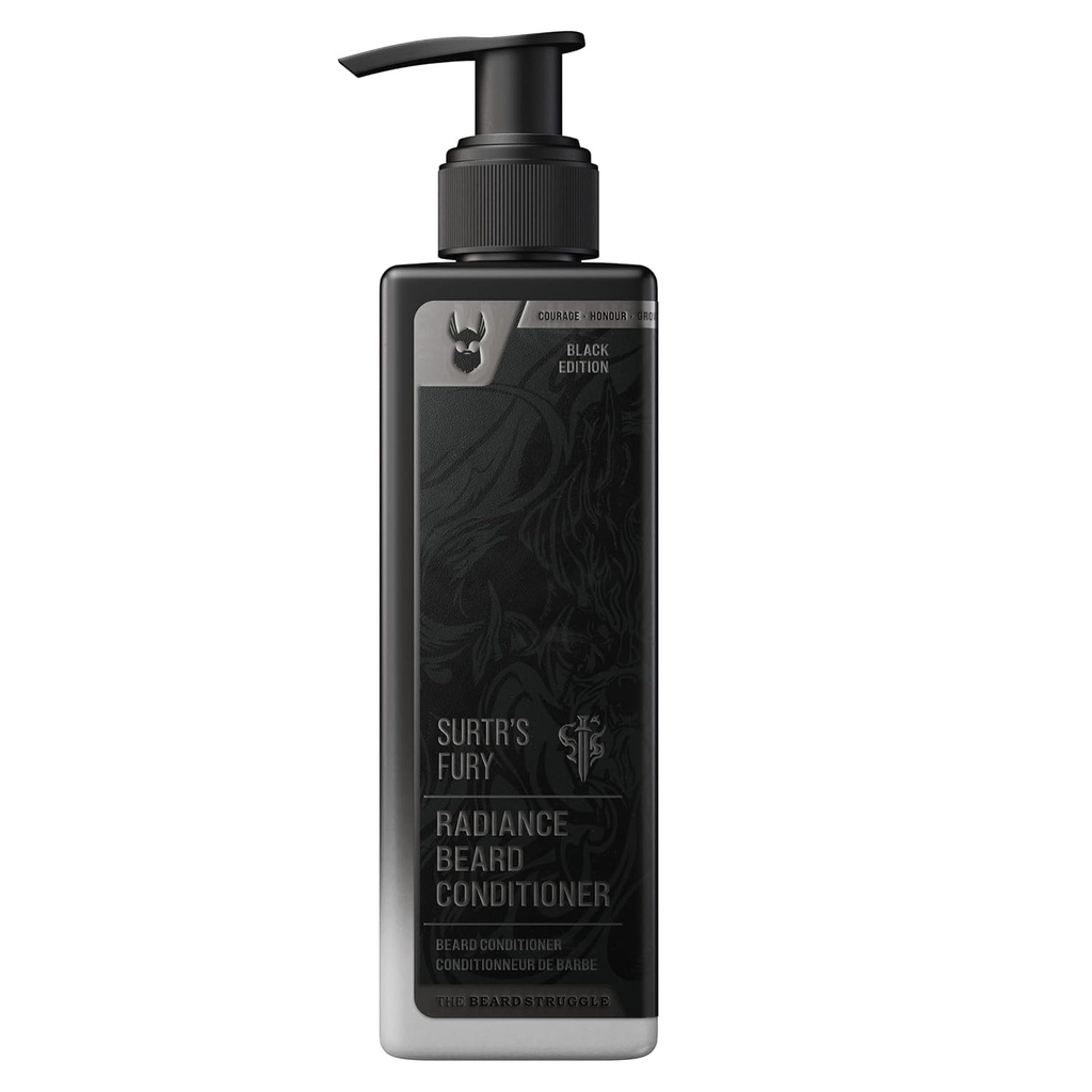 The Beard Struggle - Marksman's Beard Conditioner - Surtr's Fury, Platinum Collection - Nourish, Softens, & Strengthens Beard - Radiance Beard Conditioner for Men (8 Fl oz)