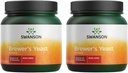 Swanson 100% Pure Brewer 's Gær Powder GMO- Free 1 LB (454 g) Pwdr (2 Pack)