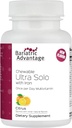 Bariatric Advantage Chewable Ultra Solo med jern - Once- Per- Day Daily Multivitamin - for Bariatric Patienter - med thiamin, vitamin A & mere - Gluten Free - Citrus - 30 tabletter