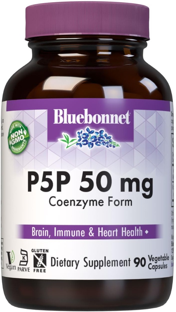 Bluebonnet Nutrition - CellularActive P- 5- P 50mg - 90 Vegetariske kapsler