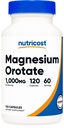 Nutricost Magnesium Orotere kapsler 1000mg, 120 Caps - 60 Servering, 500mg Per Capsule, Non- GMO, Gluten Free
