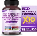 Mælk Thistle NAC Beet Root Artiskoke Mælkebøtte - Made in USA