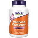 Now Foods Supplements, Mannose Cranberry, Dual Action Formel *, klinisk vurderet, Urinary Tract Health *, 90 Veg Kapsler