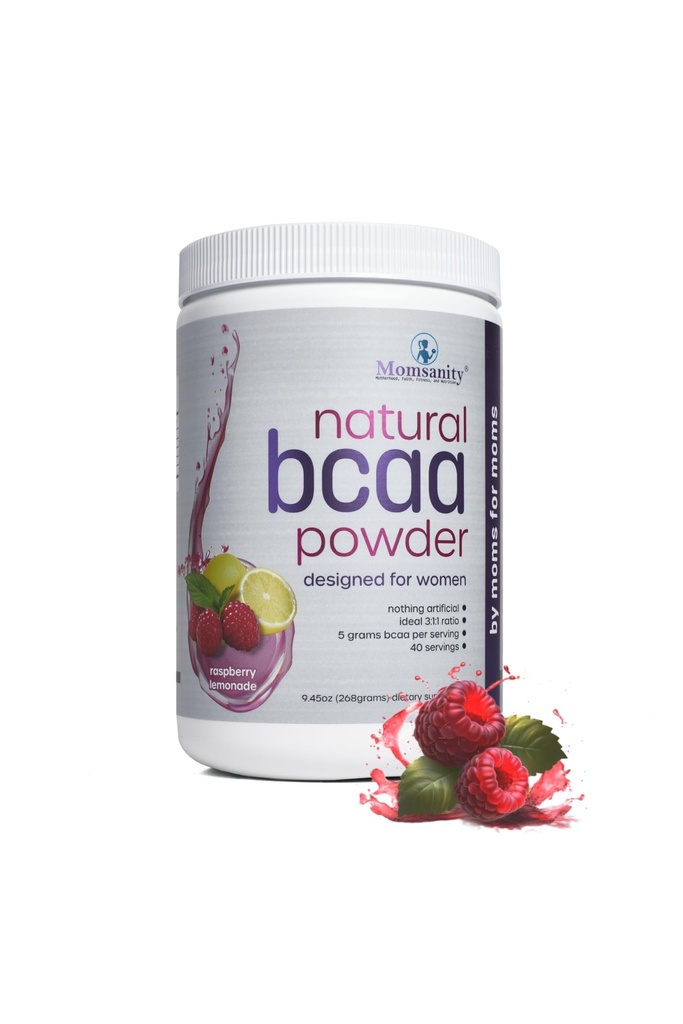BCAA Pre Workout Powder for Moms Budd124; naturligt sødet med Stevia, Erythritol, & Monk Fruit til at hjælpe Build Energy Pre & Post Workout Budding124; 3: 1: 1 Ratio af Aminosyrer Budding124; 40 Servering (Raspberry Lemonade)