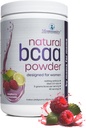 BCAA Pre Workout Powder for Moms Budd124; naturligt sødet med Stevia, Erythritol, & Monk Fruit til at hjælpe Build Energy Pre & Post Workout Budding124; 3: 1: 1 Ratio af Aminosyrer Budding124; 40 Servering (Raspberry Lemonade)