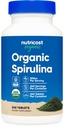 Nutricost Organic Spirulina 500 mg, 240 tabletter - Gluten Free, Non- GMO