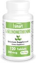 SuperSmart - L- Selenomethionin 200mcg per dag (Selenium Supplement) - Høj Absorption - Essential Trace Mineral
