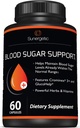 Premium Blood Sugar Support-Supporters Sund Blood Sugar Nivels Already within Normal Range - Inkluderer Bitter Melon Extract, Vanadium, Chrom, Kanel, & Alpha Lipoic Acid -60 Kapsler