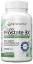 teraurter Super Prostata 3X - Bregen Control, & Støtte til udvidet prostata & hyppig vandladning - Prostata Kosttilskud til mænd - 90 kapsler