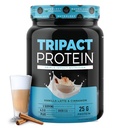 Nutrologi TRIPACT Protein Powder - 7-in-1 Meal udskiftning Rystes med grass Fed Whey Protein Powder, Pea, Rice, Grønne for Muscle Recovery & Immunity, Vanilla Latte & Kanel Flavor, 20 Servere