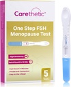 [5 Pack] Caresitisk FSH Menopause Test Kit - Midstream at- Home Menopause Test, High- Sensitivitet FSH Detection for Perimenopause & Fertility Monitoring