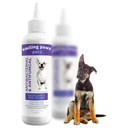 Smiling Paws Kæledyr Medicin Tris Flush Hundeøre Renere Opløsning og infektion Behandling for hunde og katte Øre Flush til hunde Øre Renere til hunde & katte - Kat & Hundeøre Vaske Indeholder Ketoconazol 12oz