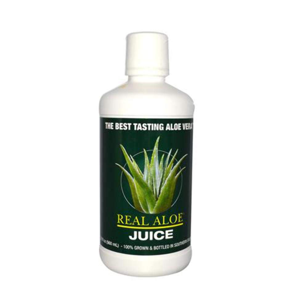 Organic Aloe Vera Juice, Håndlavet af 100% Certificeret Organic, California Grown, Farm Fresh Aloe siden 1972 Anvendes internt som næringstilskud eller topisk, 32floz