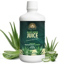 Organic Aloe Vera Juice, Håndlavet af 100% Certificeret Organic, California Grown, Farm Fresh Aloe siden 1972 Anvendes internt som næringstilskud eller topisk, 32floz