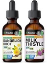 BIO KRAUTER Dandelion Tinktur 2 Fl. Oz. & Milk Thistle Tinktur 2 Fl. Oz.