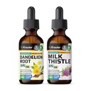 BIO KRAUTER Dandelion Tinktur 2 Fl. Oz. & Milk Thistle Tinktur 2 Fl. Oz.