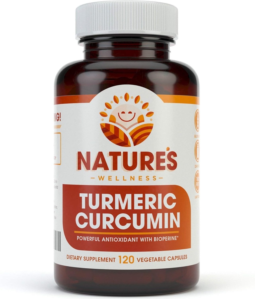 1600mg Økologisk gurkemeje Curcumin w / Bioperine and Black Pepper