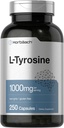 Horbäach L- Tyrosine Supplement: 124; 1000mg; 124; 250 Kapsler: 124; ikke- GMO og Gluten Free Formel