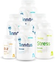 Buer Tinnitus Combo Pack - Nu med Ginkgo Max 26 / 7 - Natural Tinnitus Behandling for Relief fra Ringøre - 6 flasker - 90 dages forsyning