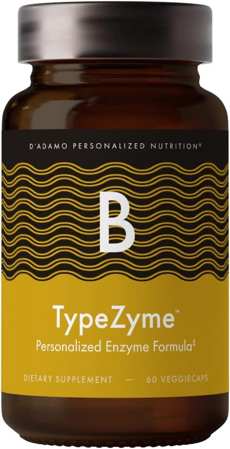 D 'Adamo Personaliseret Nutrition TypeZyme - fordøjelsesenzymer (blodtype B)