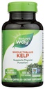 Nature 's Way Kelp, Understøtter Thyreoideafunktion *, 600 mg per servering, Non- GMO Project Verified, 180 kapsler (Packaging May Vary)