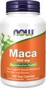 Now Foods Maca Capsules, 500 mg, 250 Count (pakke med 1)