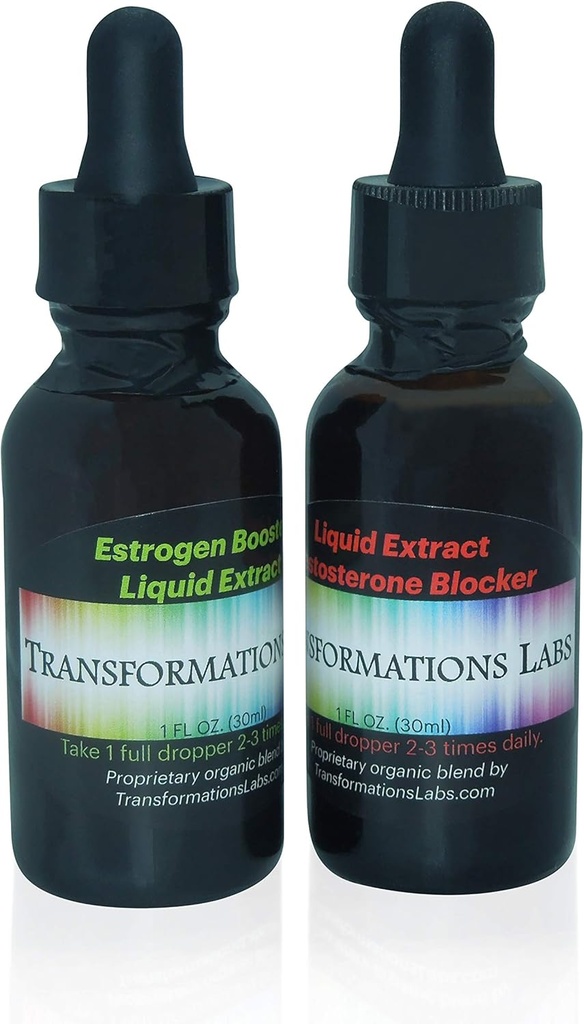 MTF E- Booster & T- Blocker Liquid Extracts Transitioning Transkønskit ~ Twin Pack