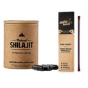 Naturlige Shilajit kapsler (1-2 Måneders Tilgang) - 60 Greve & Shilajit Honey Sticks - Naturlige Shilajit Resin blandet med rå honning (7 Sticks)