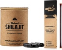 Naturlige Shilajit kapsler (1-2 Måneders Tilgang) - 60 Greve & Shilajit Honey Sticks - Naturlige Shilajit Resin blandet med rå honning (7 Sticks)