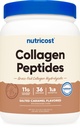 Nutricost Collagen Peptider Powder 1LB (454 G) (Saltet Caramel) - Græs Fed Bovin Collagen Hydrolysat
