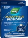 Nature's Way Acidophilus Probiotic Pearls, Supports Digestive Balance & Gut Health, Reduce Occasional Constipation and Bloating*, 1 Billion Cultures, 90 Softgels