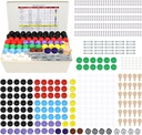 RELIANCER Molecular Model Kit, 419PCS Organic Molecular Chemistry Set w / Atoms & Bonds, Molecular Structures Building Kit til kemi Learning, STEM Science Kits til lærere, studerende, unge forskere