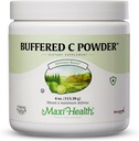 Maxi Health Buffered C-vitamin pulver - høj potens - 800 mg - immunforsvar - 4 ounces - Kosher