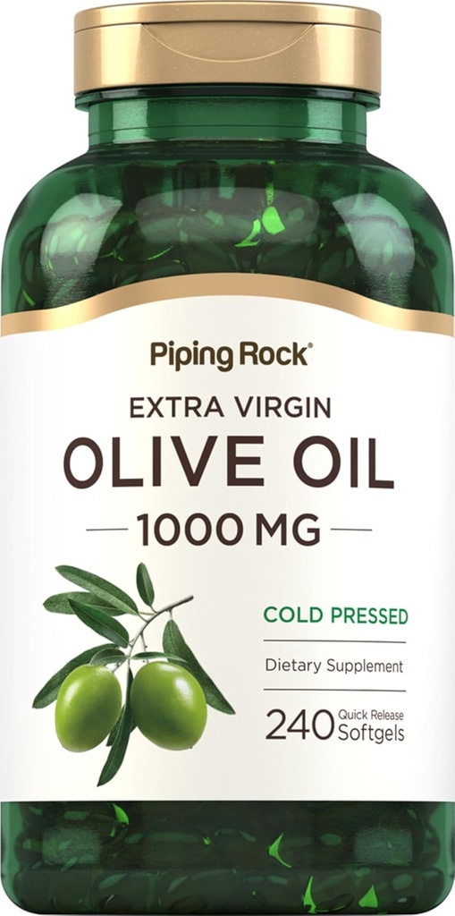 Piping Rock Olive Oil Softgel Kapsler Note 124; 1000mg
