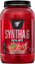 BSN SYNTHA-6 Isolate Protein Powder, Strawberry Protein Powder with Whey Protein Isolate, Milk Protein Isolate, Flavor: Strawberry Milkshake, 24 Servings (Packaging May Vary)