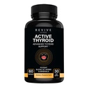 Thyreoideastøtte: Kraftig blanding af Ashwagandha, jod, Selen, Magnesium, Zink, B12-vitamin og mere til optimal sundhed - 60 kapsler