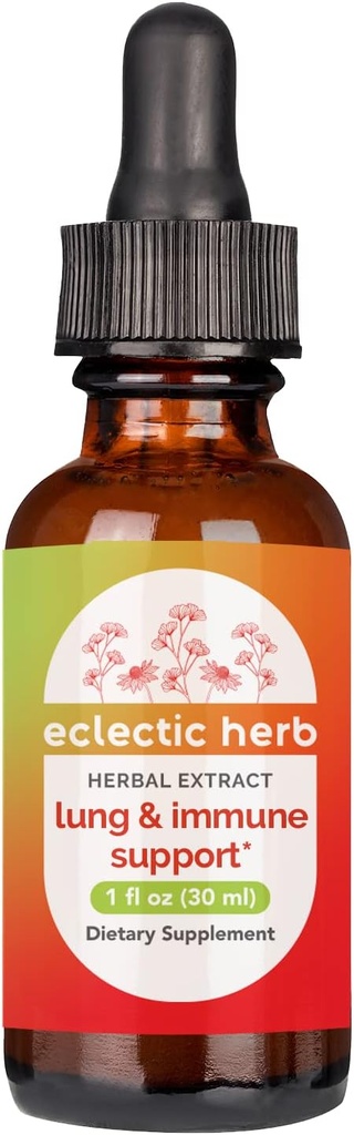 Eclectic Institute Non- GMO, Gluten Free Lung & Immunsupport Extract 124; 2 fl oz (60 ml)