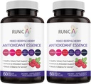 Super antioxidant supplement til kvinder - hud, sund aldring, immunforsvar og urinveje støtte med tranebær, Grape Seed & Berry Blend Budd124; Nutritional Complex Budding124; Veganske kapsler
