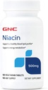 GNC Niacin 500 mg, 100 tabletter, understøtter blodkar sundhed