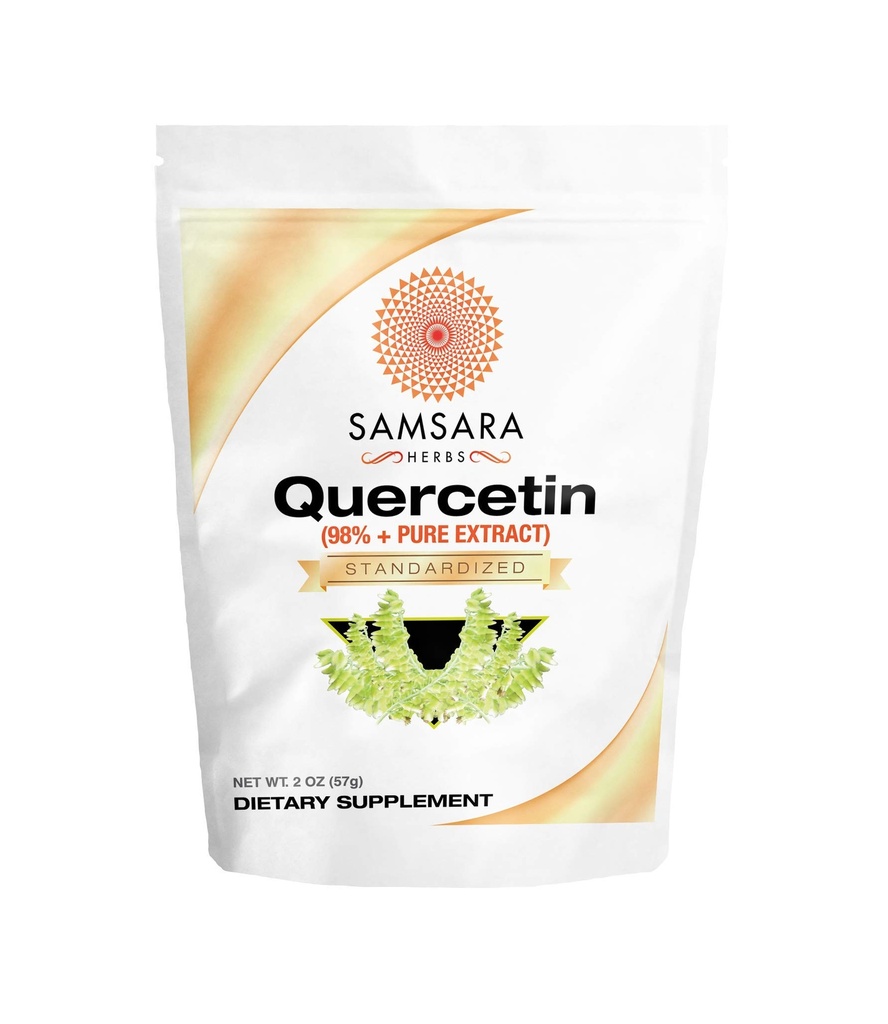 Samsara Herbs Quercetin 98% + Pure Extract Powder (2oz / 57g) - svarende til 114 x 500 mg kapsler