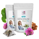 sort cohosh menopause relief - MENOPAUSE TEA 28 dage, non gmo, 100% alle naturlige plantestoffer, koffein fri, sort cohosh, ingko, rød kløver, kanel chip, eleuthero, lakrids, menopause - 2 poser 28 dage