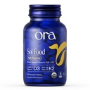 Ora Organic Vitamin D3 5000IE + K2 - Vegansk D-vitamin fra Lichen og K2 fra Kikærter til Knoglehygiejne, Immunstøtte, & Mood, Maksimal Absorption - 1 måned Tilgang, 30 tyggetabletter