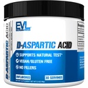 D Aspartasyre Testosteron Booster for mænd - 3120mg DAA D- Aspartasyre Pre Workout Powder Muscle Builder for mænd 3.12g - Mænds Health Supplement for Enhanced Drive Potency and Vigor - Unflavored