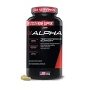Alpha JYM Testosteron Support; Mand Vitality, Hormone Optimering, Ashwagandha, Fenugreek, Eurycoma, Damiana, Quercetin, DIM; JYM Supplementary Science; 124; 180 Vegetariske Kapsler