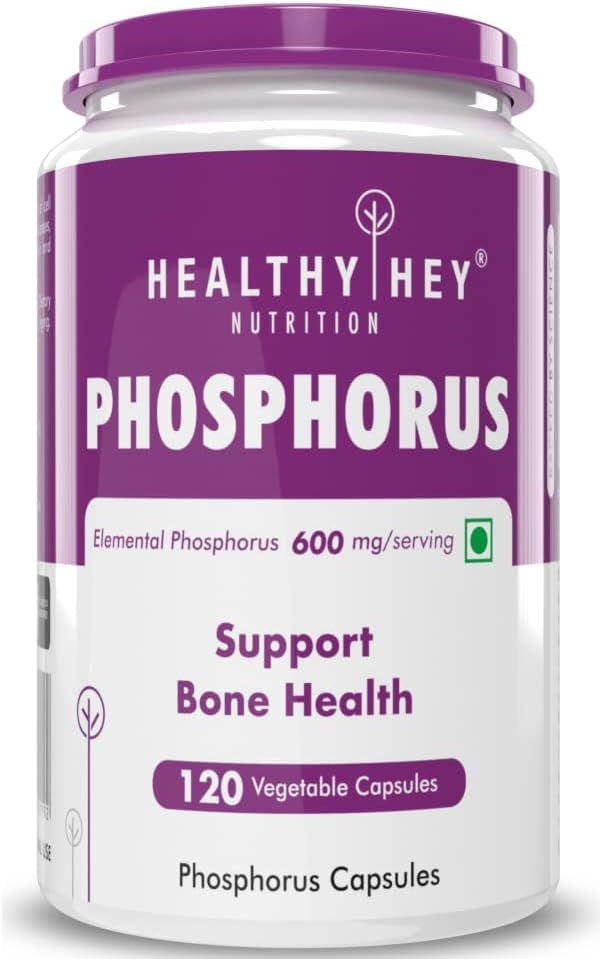 Nutrition Phosphorus - Support Bone Health -120 Veg. Capsules