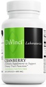 DAVINCI Labs Cranberry - Urinvejsstøtte * - Cranberry Extract med Quinic, Citric & Malic Acid - Vegetarisk, Gluten- Free - 60 kapsler